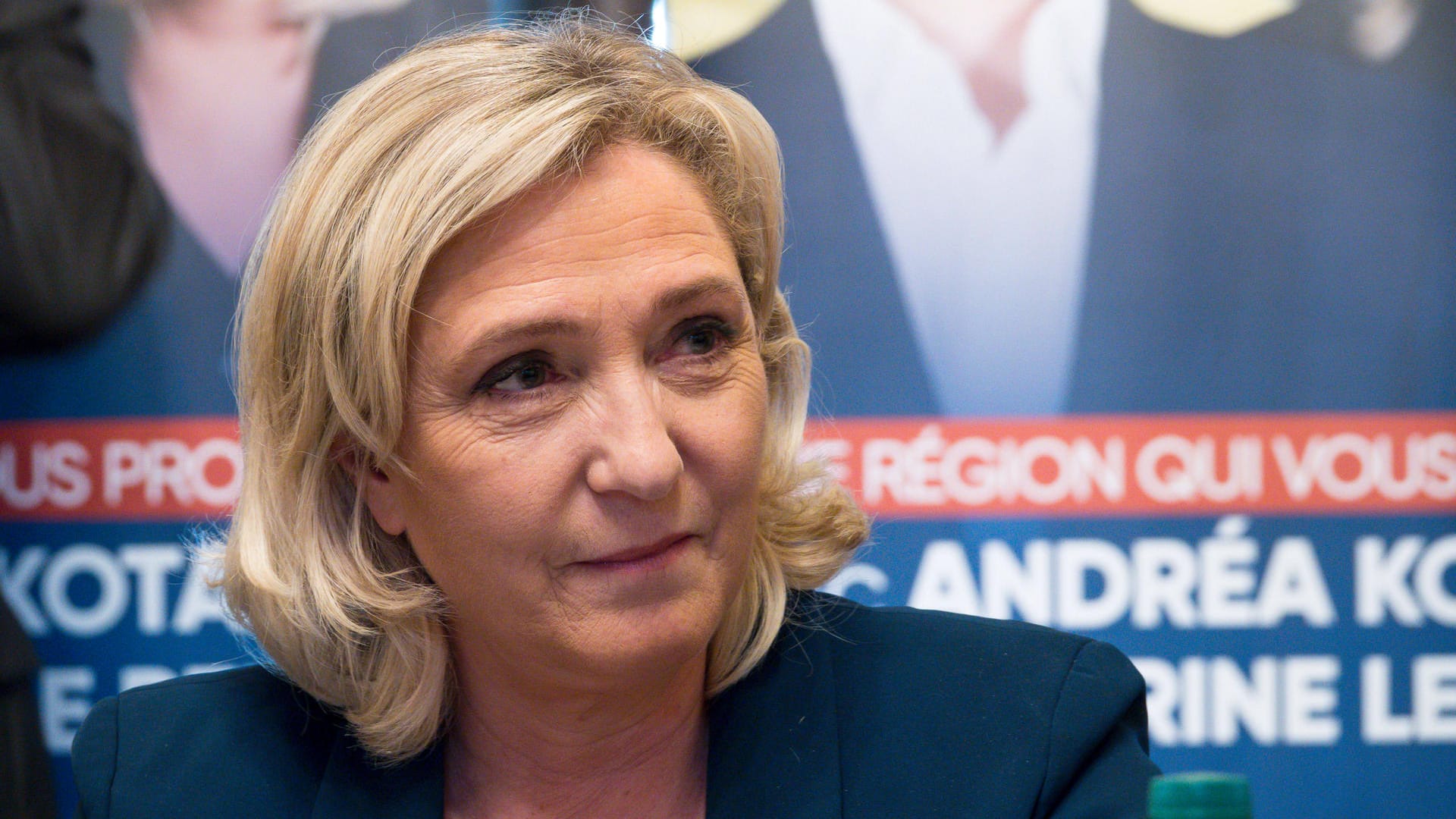Marine Le Pen: Die Regionalwahlen gelten als Stimmungstest für die Präsidentschaftswahlen 2022. Marine Le Pen: Die Regionalwahlen gelten als Stimmungstest für die Präsidentschaftswahlen 2022.