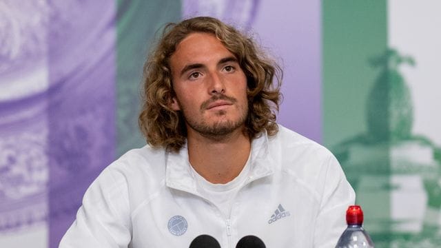 Bereits in der ersten Runde in Wimbledon ausgeschieden: Stefanos Tsitsipas.