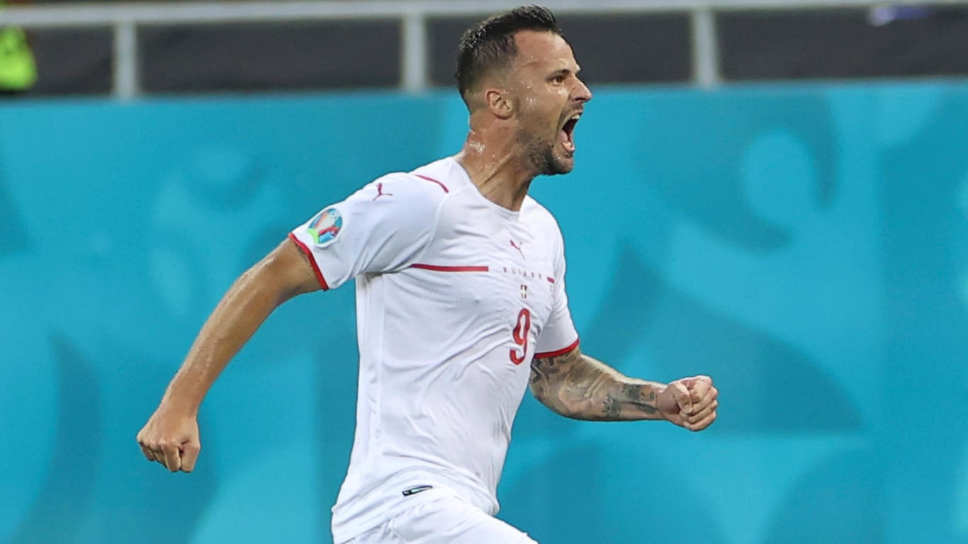 Pure Freude: Der Schweizer Haris Seferović bejubelt seinen Treffer zum 1:0 gegen Portugal.