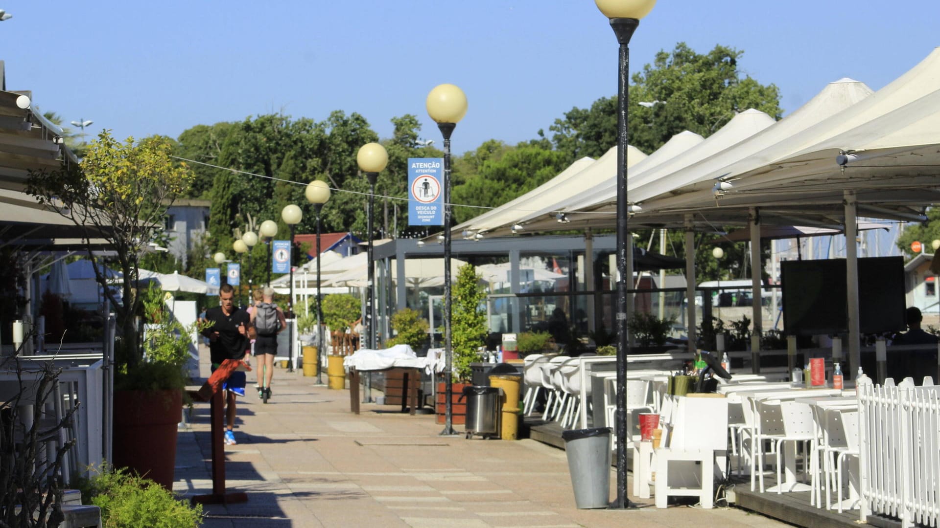 Leere Straße in Lissabon: Die Tourismusbranche sorgt sich wegen der Delta-Variante.