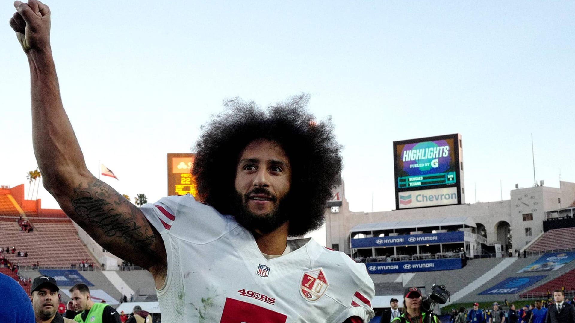 Colin Kaepernick hat für seinen Protest viel Unterstützung erhalten.