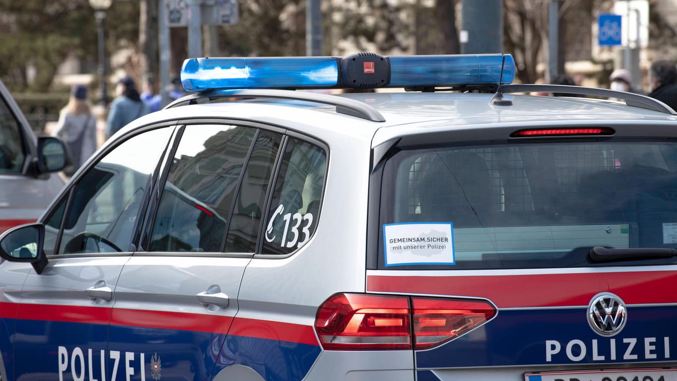 Polizeiauto in Wien: Bei dem Treffen wurde laut Polizeiinformationen die Droge Ecstasy konsumiert (Symbolbild).
