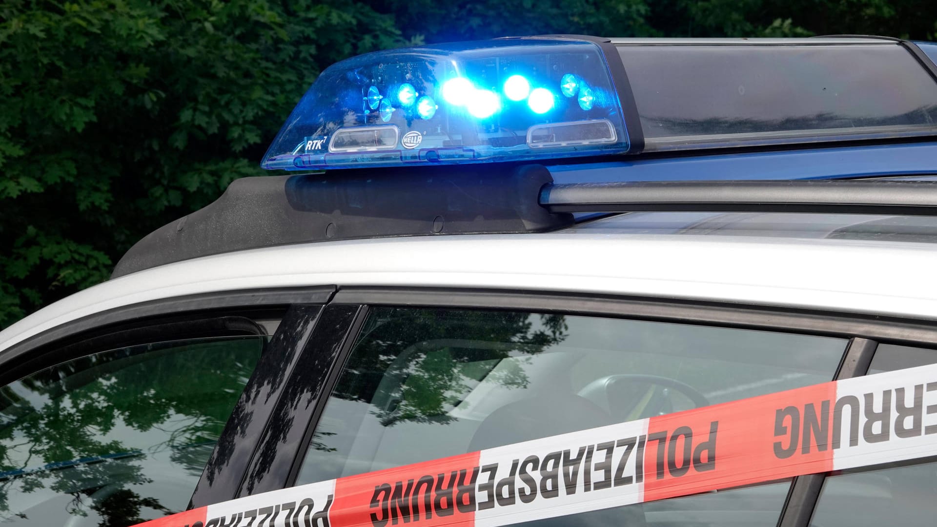 Blaulicht auf einem Polizeiauto: Gegen den AfD-Politiker wird nun ermittelt (Symbolbild).