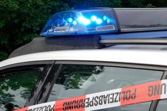 Blaulicht auf einem Polizeiauto: Gegen den AfD-Politiker wird nun ermittelt (Symbolbild).