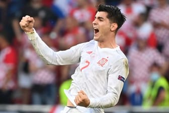 Machte auch Englands Fußball-Legende Gary Lineker glücklich: Spaniens Alvaro Morata.