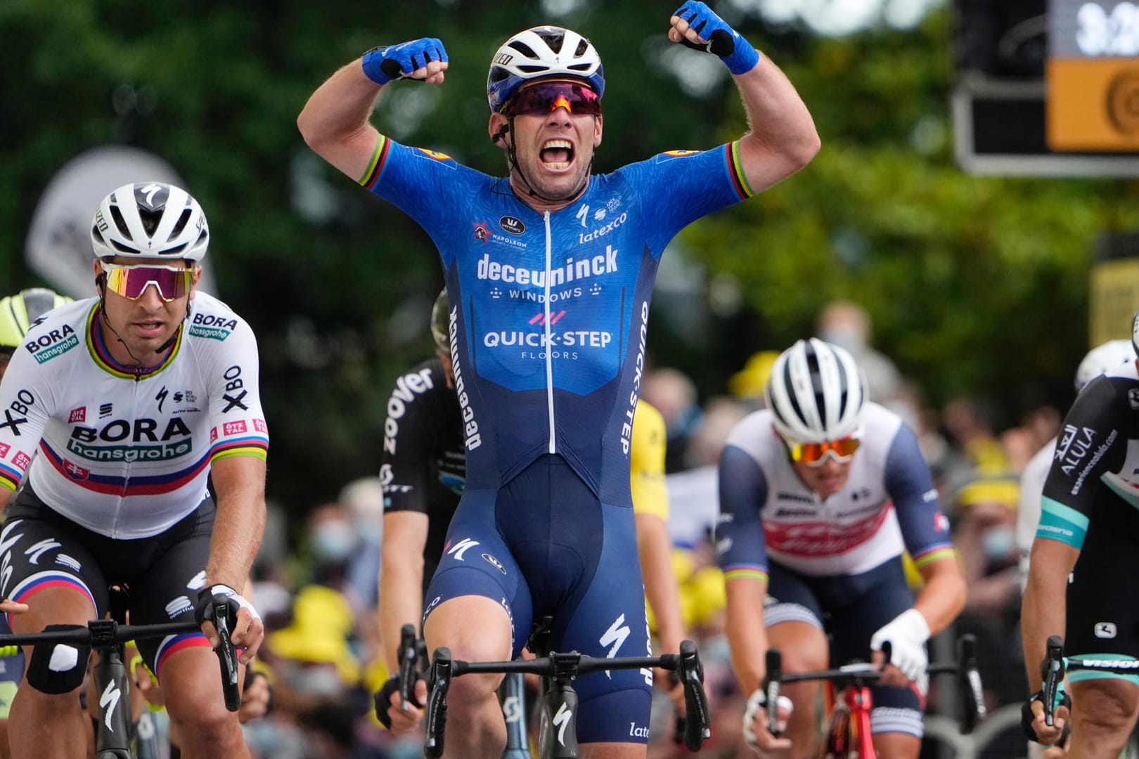 Mark Cavendish: Der Brite gewann die vierte Tour-Etappe.