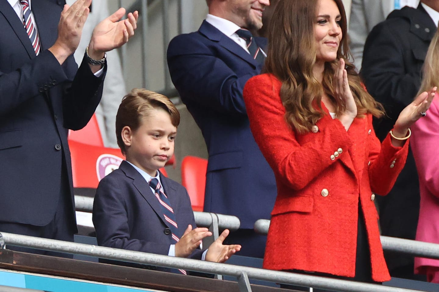 England gegen Deutschland: Auch Prinz Georg kam mit seien Eltern zum Zuschauen.