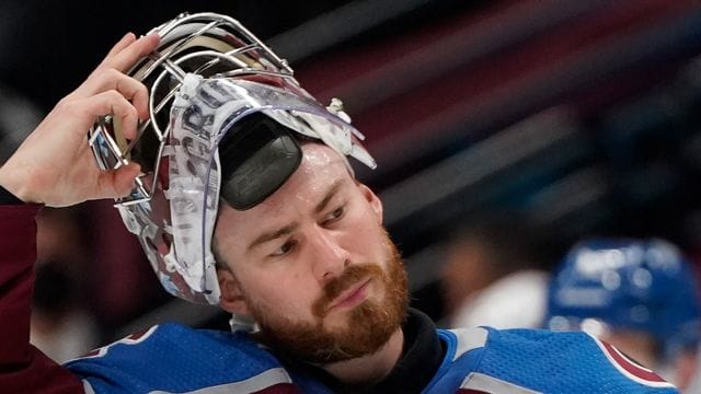 Eishockey-Nationaltspieler Philipp Grubauer ist zum drittbesten Torhüter der NHL-Hauptrunde gewählt worden. Eishockey-Nationaltspieler Philipp Grubauer ist zum drittbesten Torhüter der NHL-Hauptrunde gewählt worden.
