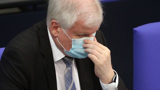 Horst Seehofer (CSU) sitzt im Bundestag
