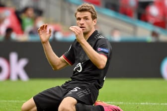 Thomas Müller: Der DFB-Spieler vergab eine große Torchance kurz vor Schluss.