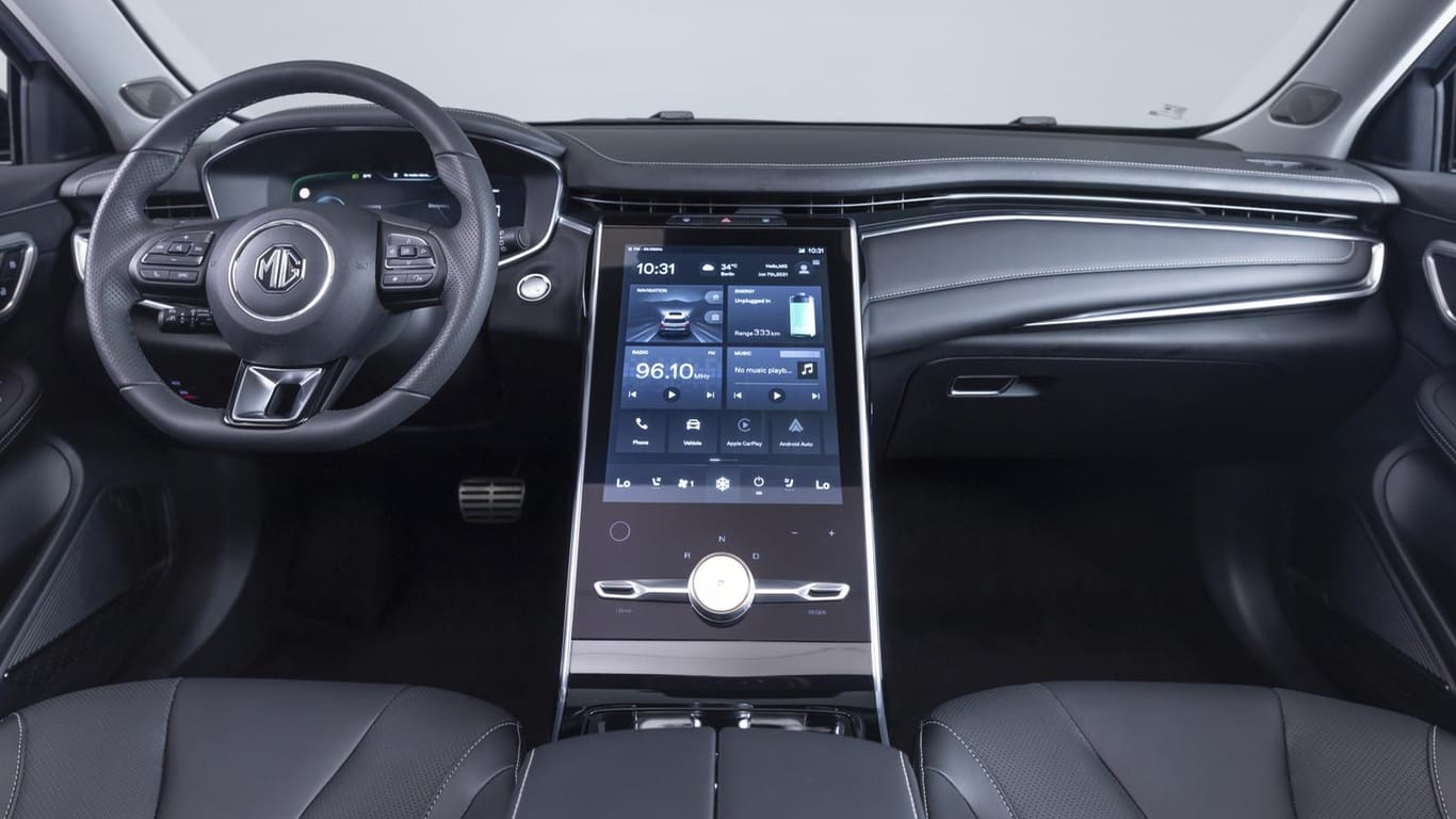 Mega-Touchscreen: ein Hauch von Tesla im Innenraum.
