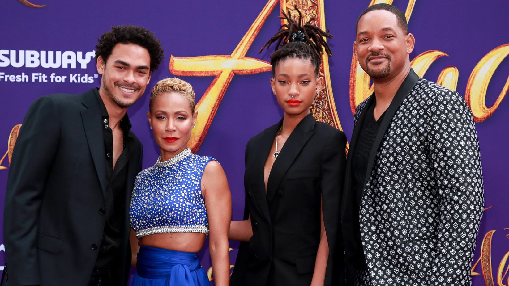 Trey Smith, Jada Pinkett Smith, Willow Smith, und Will Smith: Die Familie besuchte 2019 gemeinsam eine Veranstaltung.