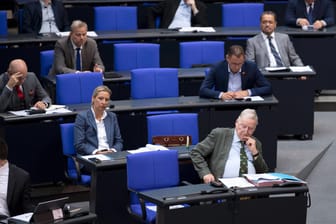 AfD im Bundestag: Drei Monate vor der Bundestagswahl hat die Fraktion zwei weitere Mitglieder verloren.