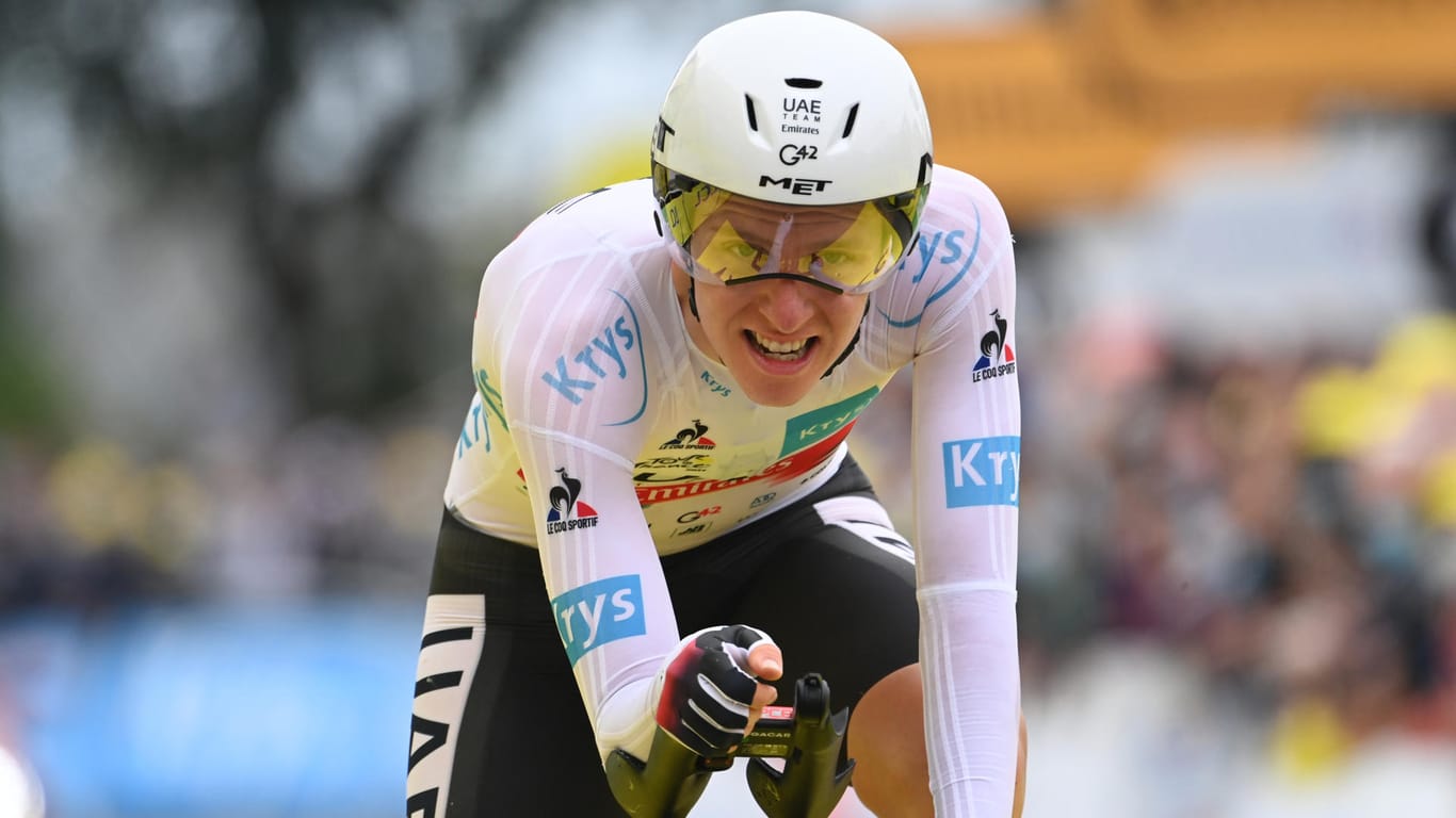 Tadej Pogacar: Der Slowenien gewann die fünfte Etappe der Tour de France.