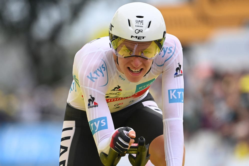 Tadej Pogacar: Der Slowenien gewann die fünfte Etappe der Tour de France.