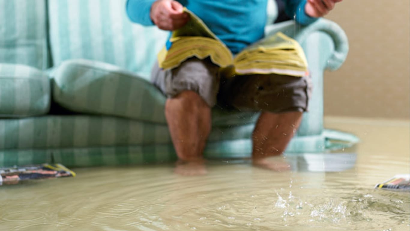 Wer bei einem Wassereinbruch richtig reagiert, hat weniger Schaden.