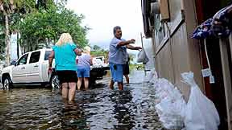 Sturm "Debby" hat in Teilen Floridas das Wasser gefährlich steigen lassen
