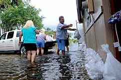 Sturm "Debby" hat in Teilen Floridas das Wasser gefährlich steigen lassen