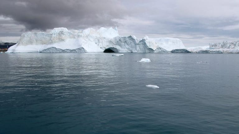 Eisberge in der Arktis vor Grönland