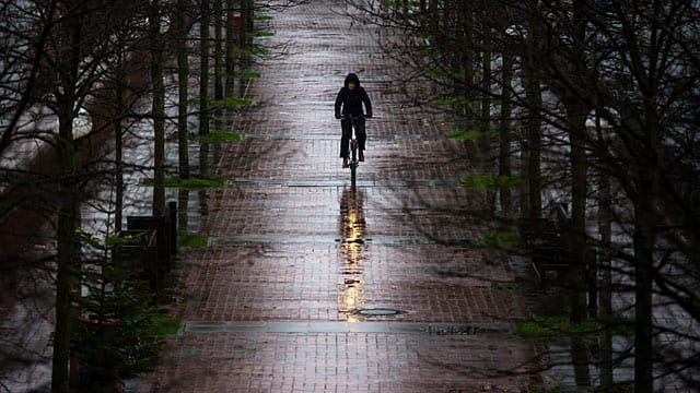 Ab Freitag wird es milder. Leider hat die Atlantikluft auch Regen im Gepäck