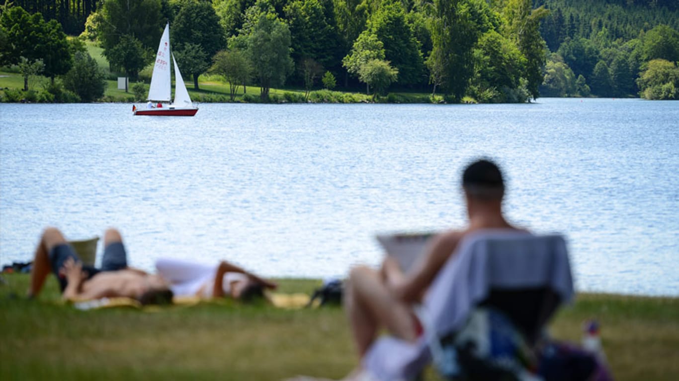 Wetter: Sommerfreuden am Untreusee im bayerischen Hof - auch wenn die große Hitze erst einmal vorbei ist
