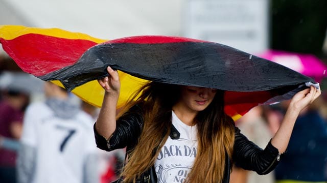 Wetter: Public Viewing fällt vielerorts ins Wasser