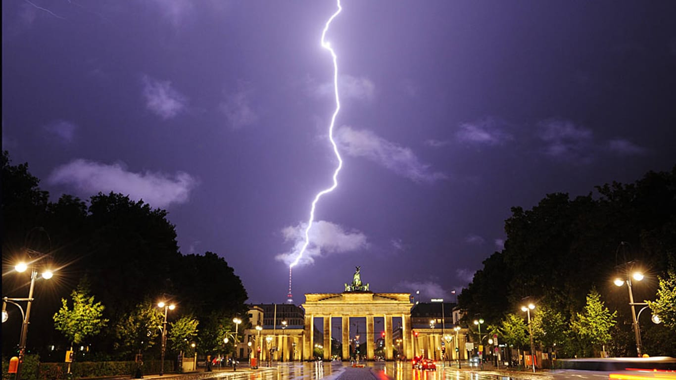 In Berlin und den anderen östlichen Bundesländern drohen in den nächsten Tagen Unwetter.