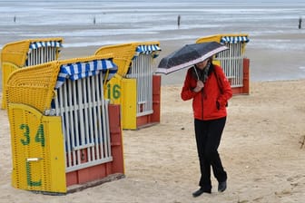 Regenwetter: Urlauber an der Nordsee haben diese Woche keine Sommergefühle