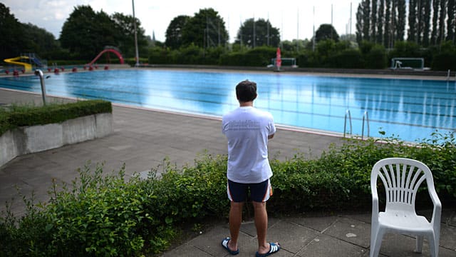 Zurzeit werden kaum noch 20 Grad erreicht - zu kalt zum schwimmen