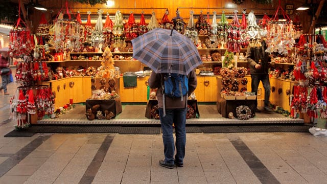 Weihnachtsmarkt im Schnee ist in diesem Jahr leider nicht drin.