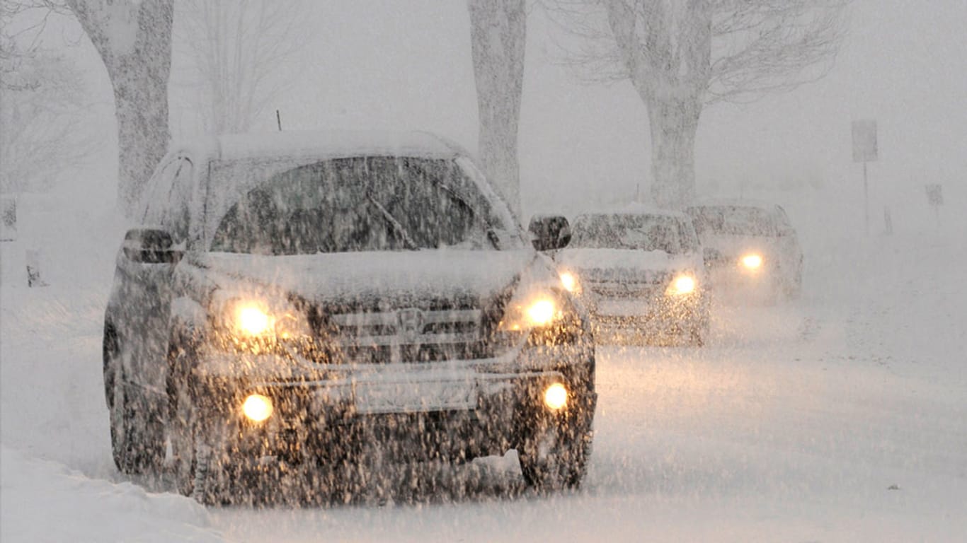 Winterliche Straßenverhältnisse sind am Samstag beinahe im gesamten Südwesten Deutschlands zu erwarten