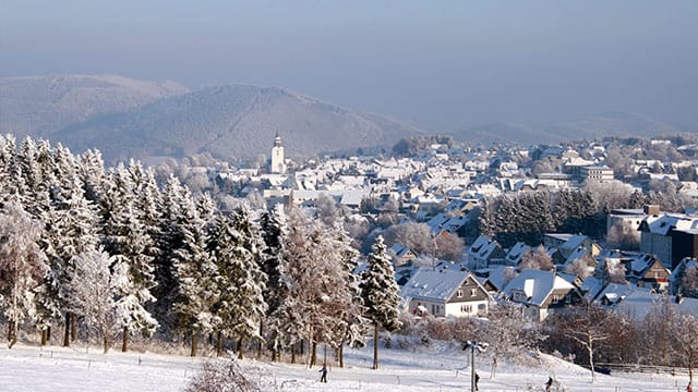 Schneelandschaft in der Sonne: So schön kann es am Sonntag aussehen.