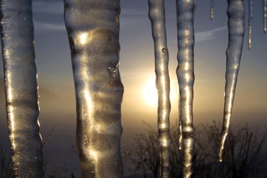 Auch so ist der Winter: schön, aber eiskalt.