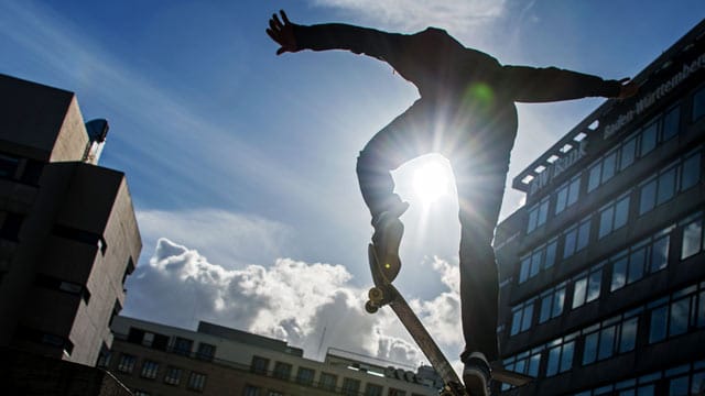 Die Sonne über Stuttgart - das Wochenende verspricht schön zu werden.