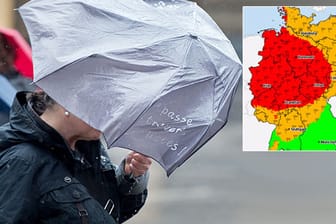Sturmgefahr in Teilen Deutschlands: Orkanböen mit bis zu 120 Kilometern pro Stunde werden erwartet.