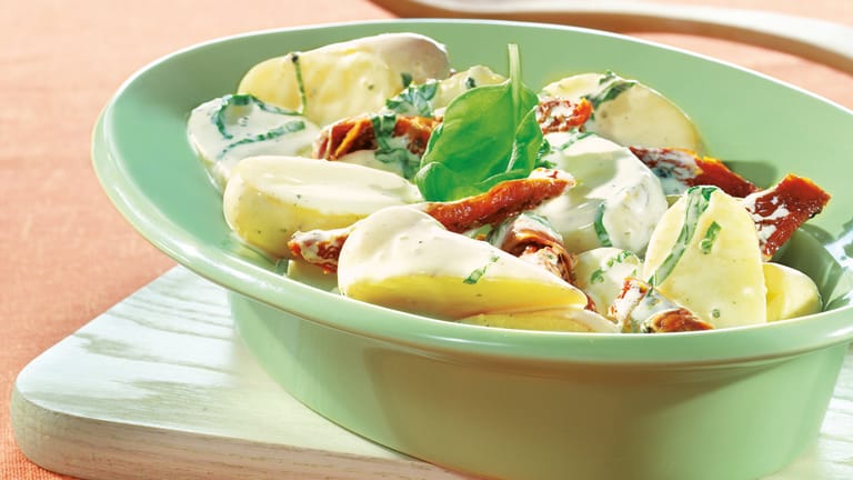 Rezeptbild: Kartoffelsalat auf italienische Art