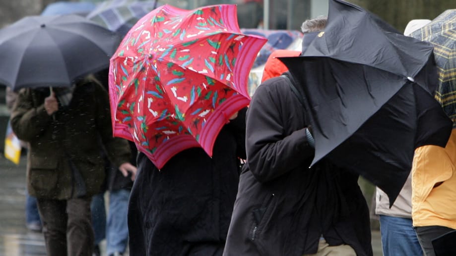 Regen und Sturm: Das sind mal wieder die Aussichten für das kommende Wochenende.