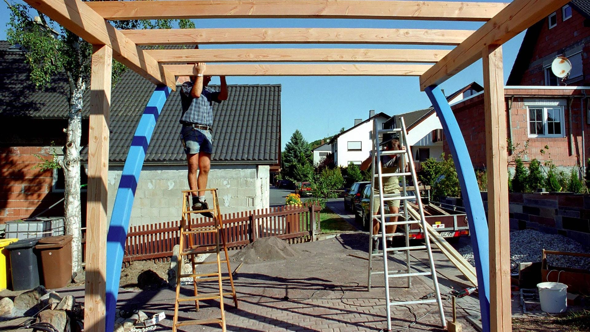 Carport Bau