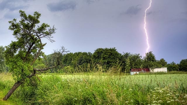 Gewitter und Blitze über Deutschland: ein gewohntes Bild in diesen Tagen.