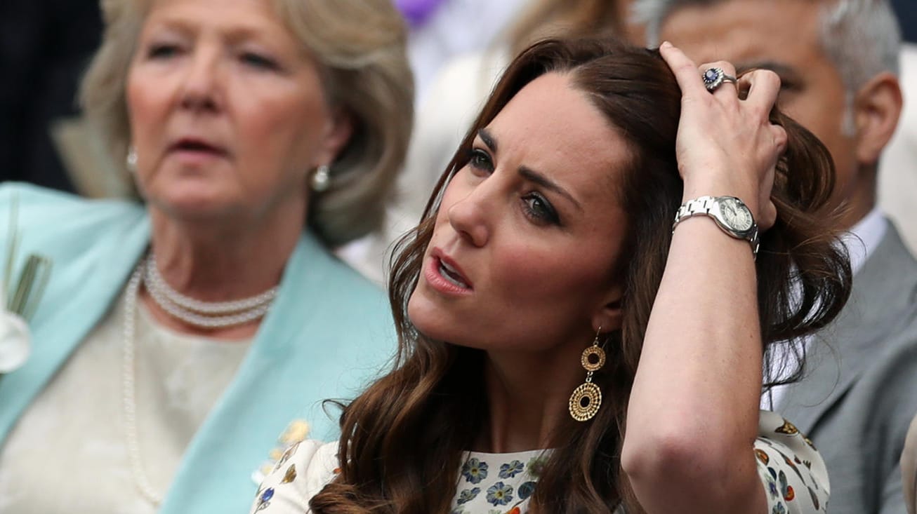 Kate litt beim Wimbledon-Finale mit.