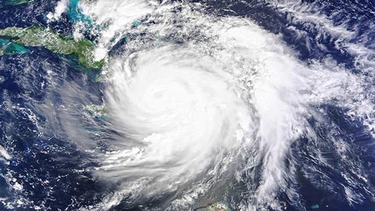 Satellitenbild von Hurrikan "Matthew"