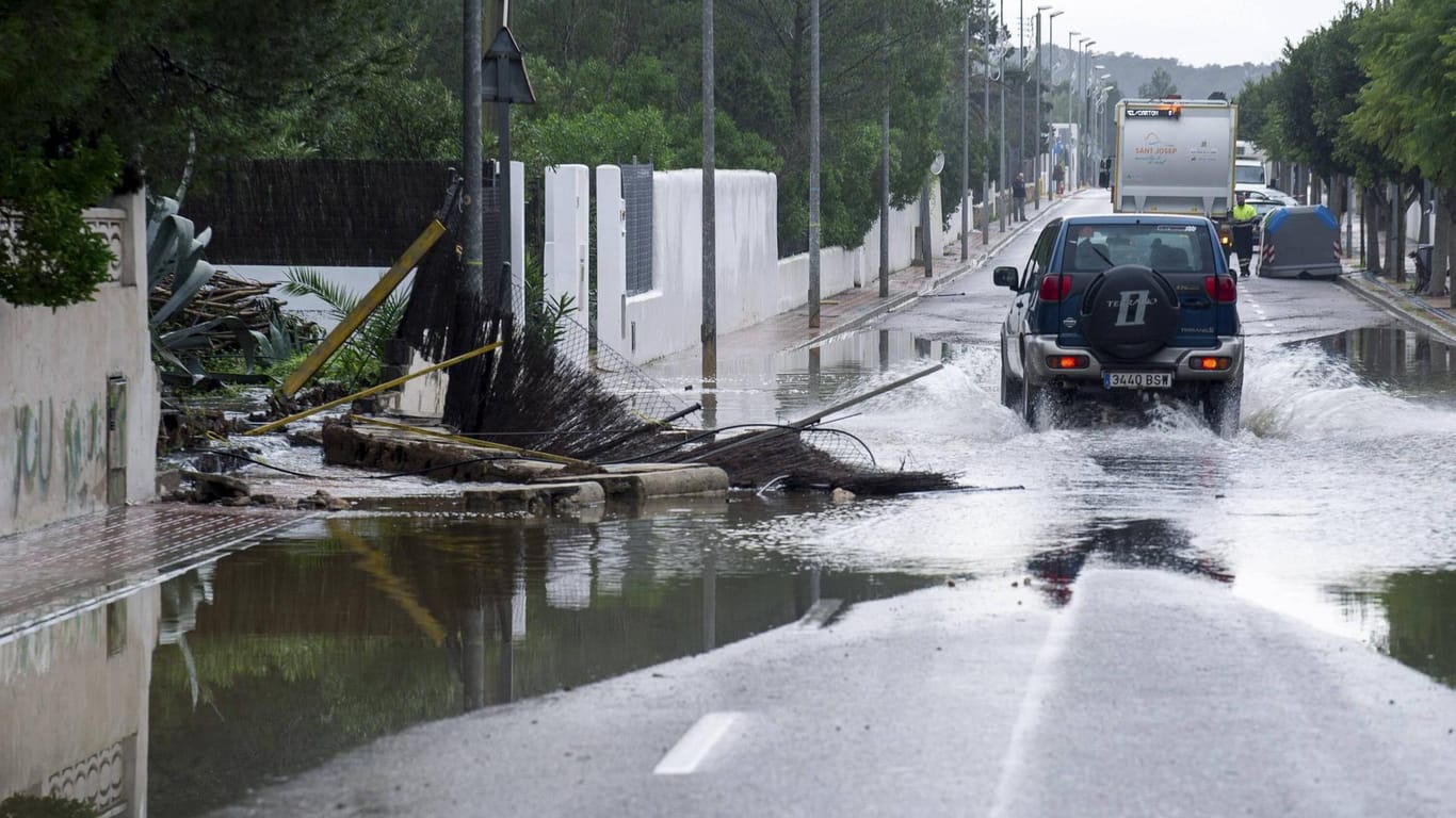 Überschwemmungen auf Mallorca.