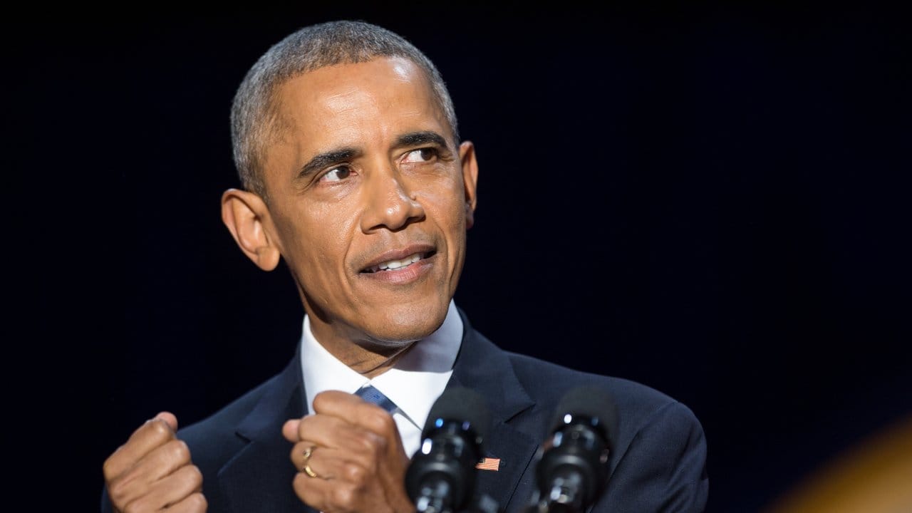 US-Präsident Barack Obama hat in Chicago nach acht Jahren Amtszeit seine Abschiedsrede gehalten. US-Präsident Barack Obama hat in Chicago nach acht Jahren Amtszeit seine Abschiedsrede gehalten.