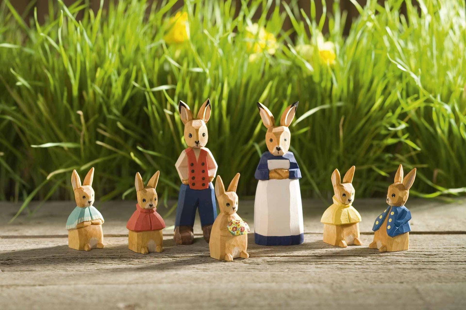 Heile Familie: So einträchtig wie diese Hasenfiguren wünschen sich die meisten Familien ihr Osterfest.