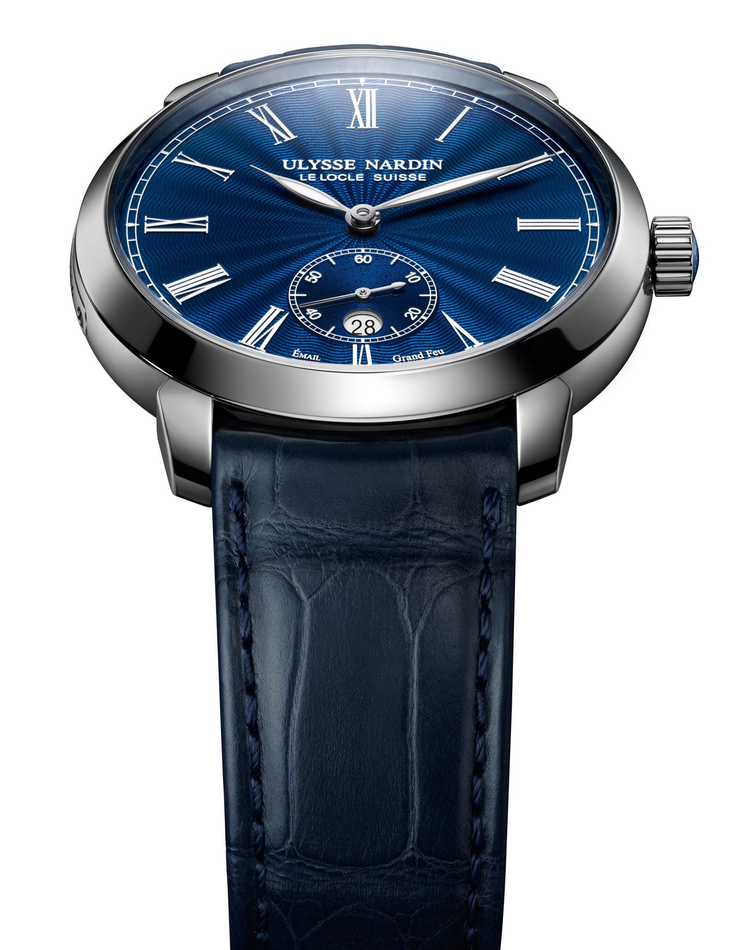 Eine attraktive Uhr in der Preisklasse unter 10.000 Euro ist die Ulysse Nardin Classico Manufacture Grand Feu.