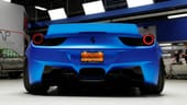Das US-amerikanische Auktionshaus Barrett-Jackson bietet den Wagen in der Farbe "Frozen Blue" auf ihrer Internetseite an.