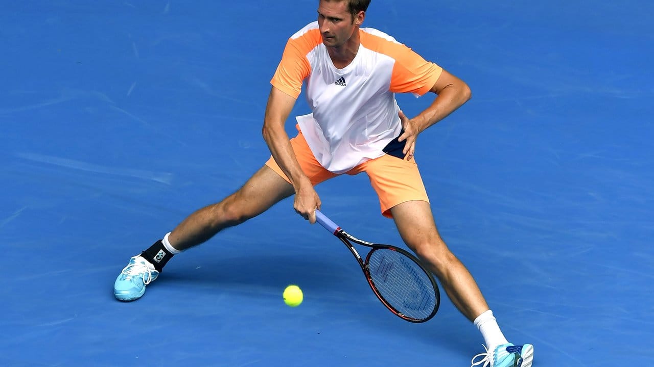 Florian Mayer mühte sich gegen den Spanier Rafael Nadal vergebens.