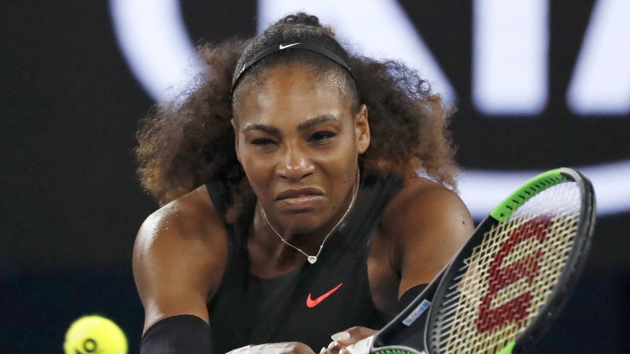 Serena Williams gewinnt ihr Zweitrundenspiel gegen die Tschchin Lucie Safarova klar.