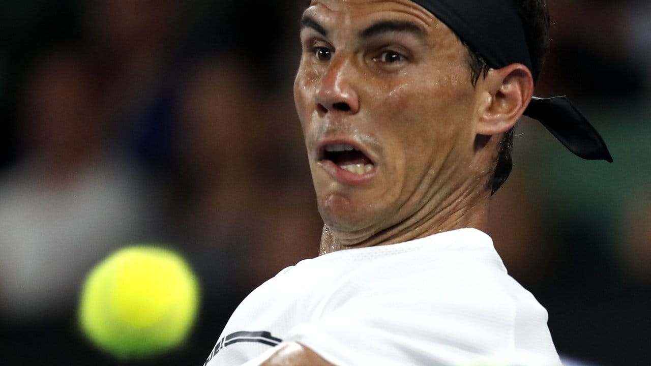 Rafael Nadal hatte mit dem Sieg über Marcos Baghdatis keine Probleme.