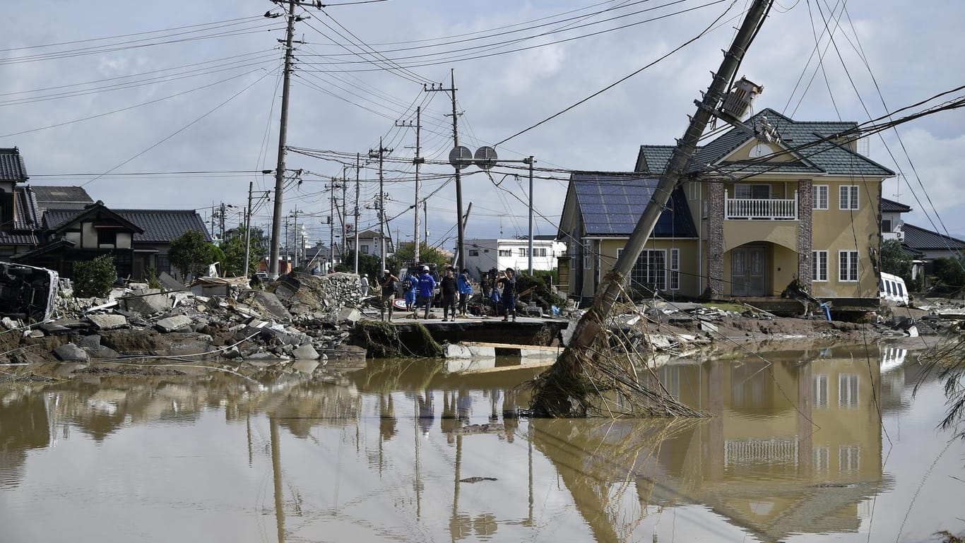 In Japan kommt es immer häufiger zu verheerenden Überschwemmungen durch heftige Regenfälle.